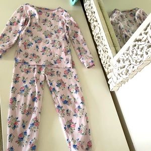 Janie and Jack Floral PJS